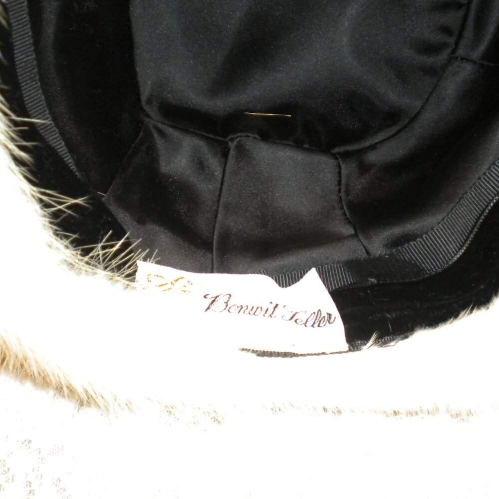 Vintage Bonwit Teller White Fur Hat - Picture 2 of 5